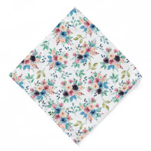 Colorful spring flowers pattern