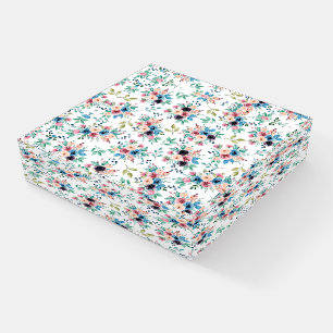 Colorful spring flowers pattern paperweight