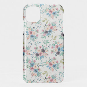 Colorful spring flowers pattern iPhone 11 case