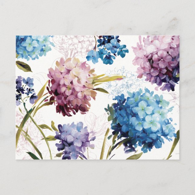 Colorful Spring Flowers Postcard (Front)