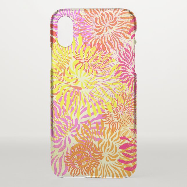Colorful Spring Flowers Uncommon iPhone Case (Back)
