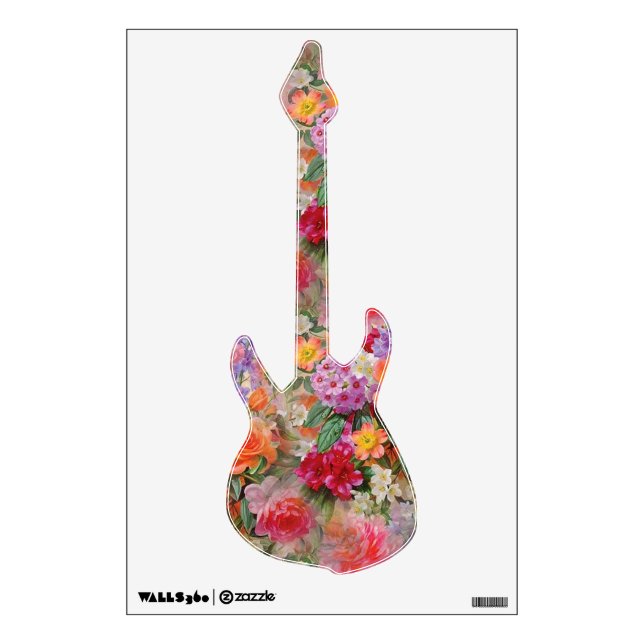 Colorful Spring Flowers Wall Decal (Front)