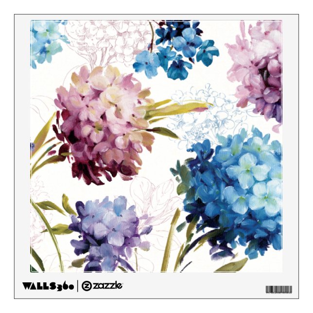 Colorful Spring Flowers Wall Decal (Front)