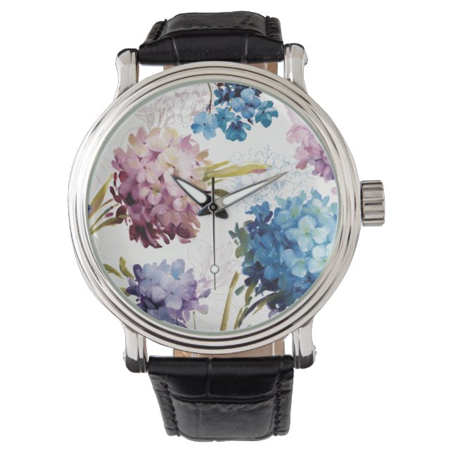 Colorful Spring Flowers Watch (Front)