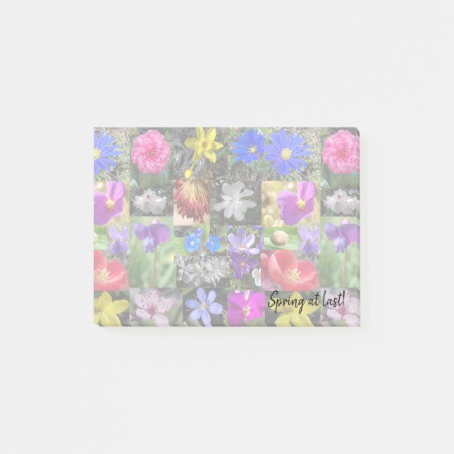 colorful spring - notes pad (Front)