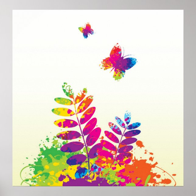 Colorful Spring Poster (Front)