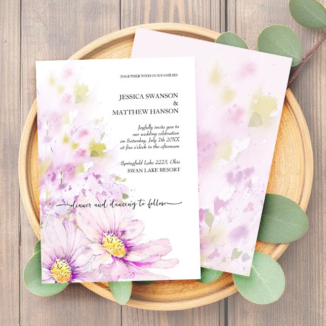 Colorful Spring Summer Floral Boho Garden Invitation (Creator Uploaded)