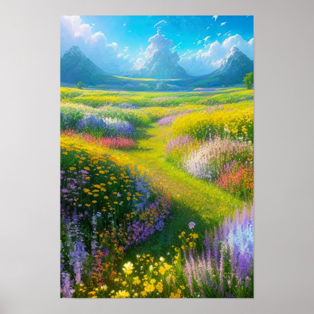 Colorful Spring Symphony Poster (Front)