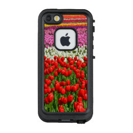 Colorful spring tulips LifeProof FRĒ iPhone SE/5/5s case