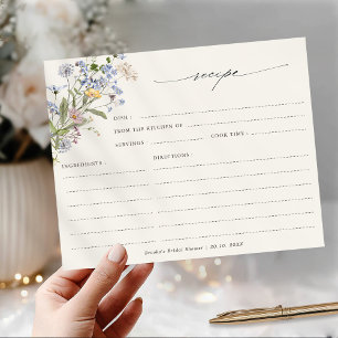 Colorful Spring Wildflower  Bridal Shower Recipe