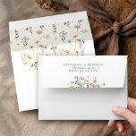 Colorful Spring Wildflower Meadow Garden Wedding  Envelope<br><div class="desc">Capture the beauty of nature on your special day with our exquisite wildflower watercolor wedding envelope. Elegant, unique, and blooming with love. Use the text fields to personalize your design with your own wording and details. If you want to change the font style, color or text placement, simply click the...</div>