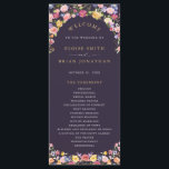 Colorful Spring Wildflower Meadow Garden Wedding I Program<br><div class="desc">Make your wedding day unforgettable with our beautifully crafted, floral wedding program. The delicate pastel flower wreath brings a romantic, garden-inspired touch to your celebration. Personalize the card with your own text, and easily adjust the font style, color, and layout to suit your taste by clicking the 'Customize Further' button....</div>