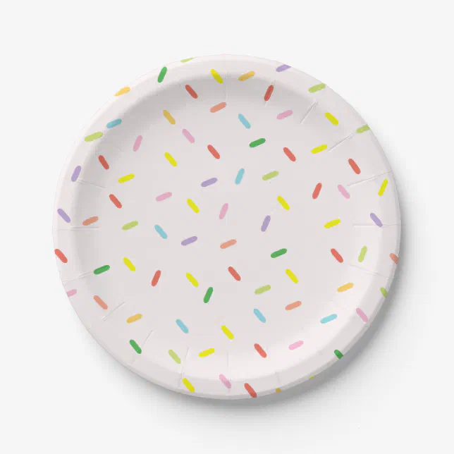 Creative Converting Sprinkles Birthday Dinner Paper Plates - 8.75 Inch, 8 Count, Multicolor - View #13