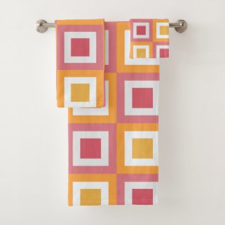 Colorful Square Geometric Pattern 