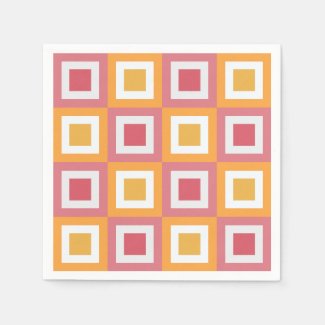 Colorful Square Geometric Pattern Birthday