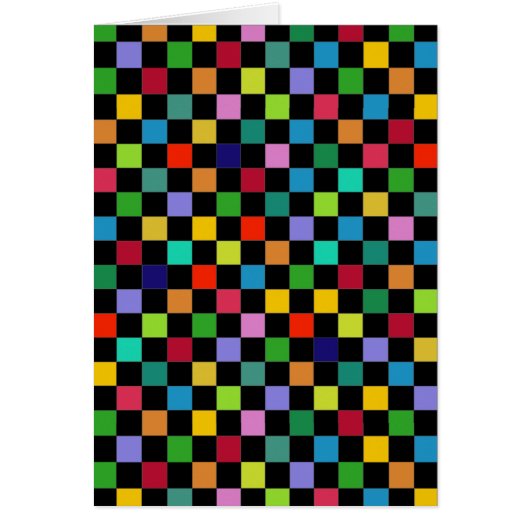 colorful square pattern cards (Front)