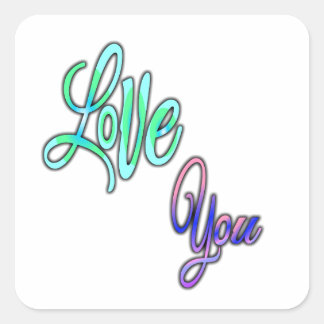 Colorful square sticker. square sticker