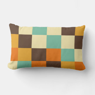 Colorful Squares 05 Lumbar Pillow