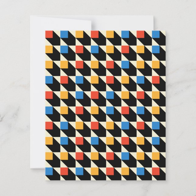 Colorful Squares Advice Cards (Front)