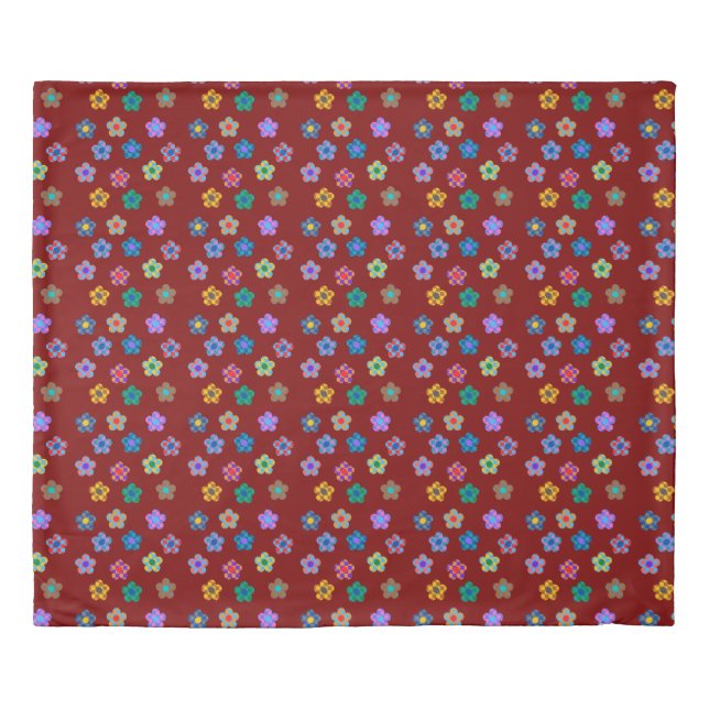 Colorful Squares Duvet Cover (Front)