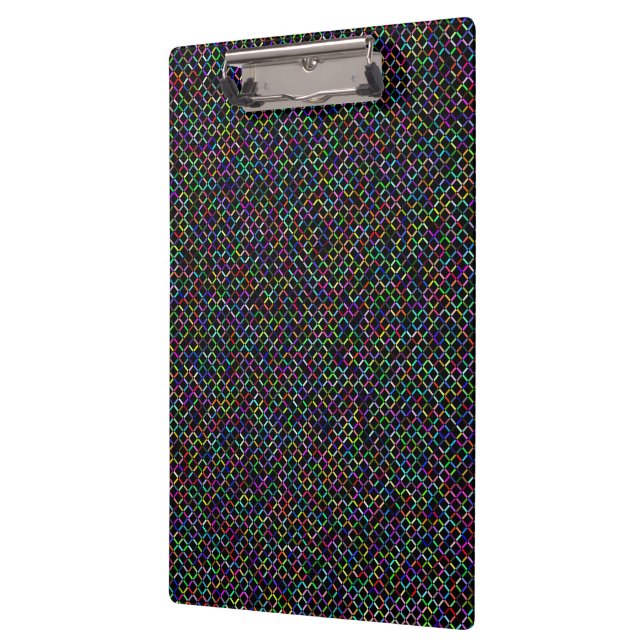 colorful squares geometric unique vibrant pattern clipboard (Left)