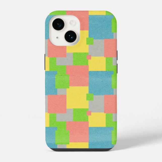 Colorful Squares Iphone Case (Back)