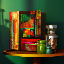 Colorful Squares Modern Abstract Art Pattern #04