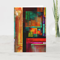 Colorful Squares Modern Abstract Art Pattern #04