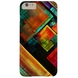 Colorful Squares Modern Abstract Art Pattern #04 Barely There iPhone 6 Plus Case