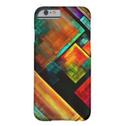 Colorful Squares Modern Abstract Art Pattern #04 Barely There iPhone 6 Case