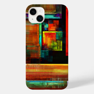 Colorful Squares Modern Abstract Art Pattern #04 Case-Mate iPhone 14 Plus Case