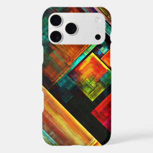 Colorful Squares Modern Abstract Art Pattern #04 iPhone 17 Pro Max Case