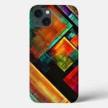 Colorful Squares Modern Abstract Art Pattern #04 Iphone 13 Case at Zazzle