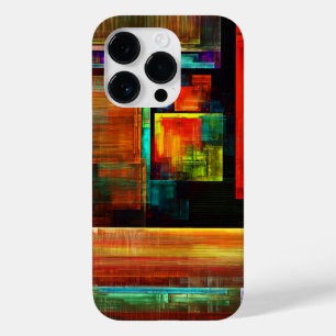 Colorful Squares Modern Abstract Art Pattern #04 Case-Mate iPhone 14 Pro Case