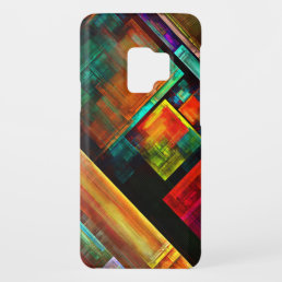 Colorful Squares Modern Abstract Art Pattern #04 Case-Mate Samsung Galaxy S9 Case