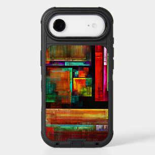 Colorful Squares Modern Abstract Art Pattern #04 iPhone 17 Air Case