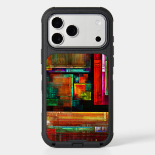 Colorful Squares Modern Abstract Art Pattern #04 iPhone 17 Pro Max Case