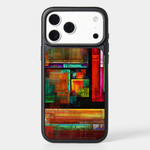 Colorful Squares Modern Abstract Art Pattern #04 iPhone 17 Pro Max Case