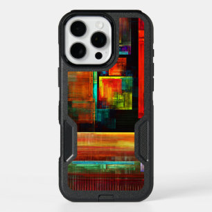 Colorful Squares Modern Abstract Art Pattern #04 iPhone 16 Pro Max Case