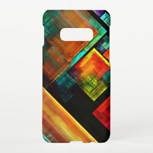 Colorful Squares Modern Abstract Art Pattern #04 Samsung Galaxy S10E Case