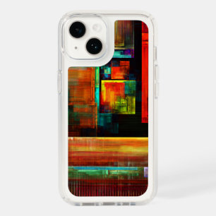 Colorful Squares Modern Abstract Art Pattern #04 Speck iPhone 14 Case