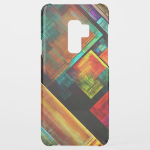 Colorful Squares Modern Abstract Art Pattern #04 Uncommon Samsung Galaxy S9 Plus Case
