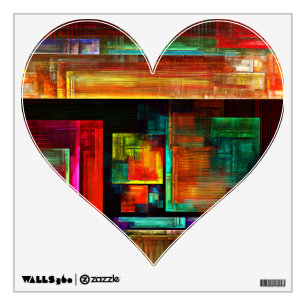 Colorful Squares Modern Abstract Art Pattern #04 Wall Decal