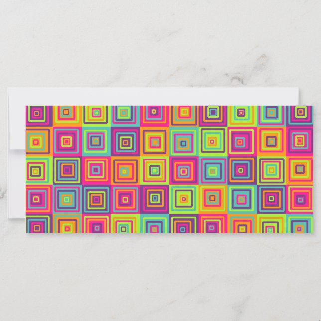Colorful Squares Pattern (Front)