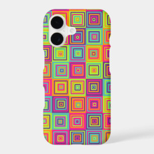 Colorful Squares Pattern iPhone 17 Case