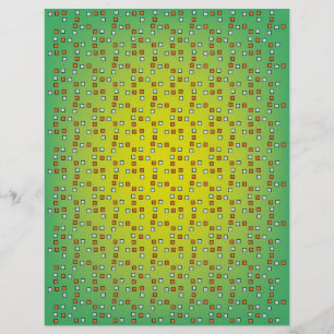 Colorful squares scrapbook paper