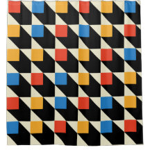 Colorful Squares Shower Curtain