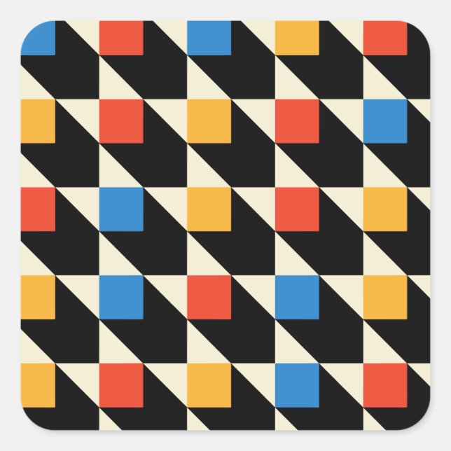 Colorful Squares Stickers (Front)