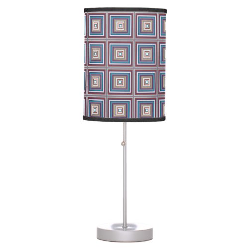 Colorful Squares Table Lamp
