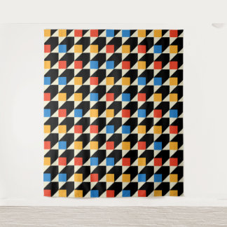 Colorful Squares Tapestry